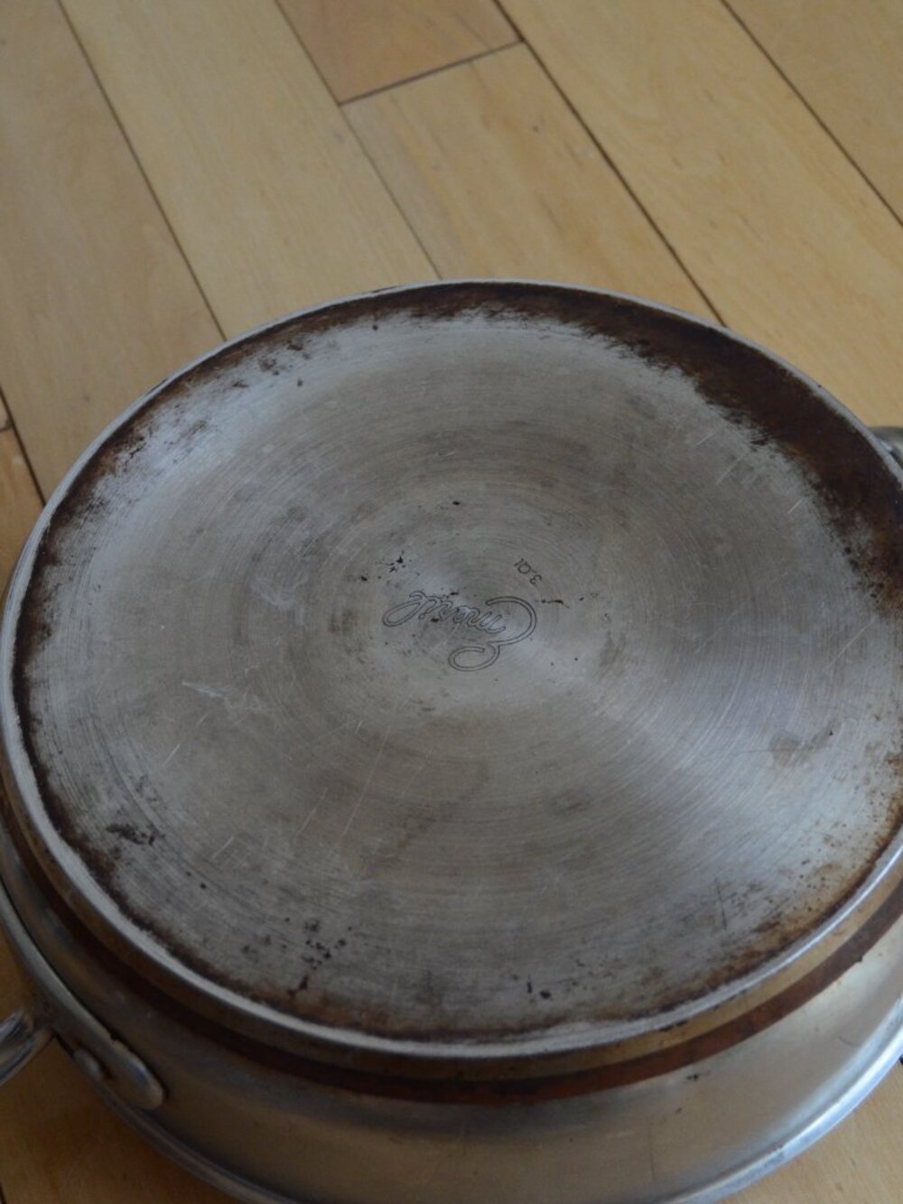 Emeril 3 Qt Saute Skillet Frying Pan & Lid Copper Core Stainless Steel - Picture 10 of 12